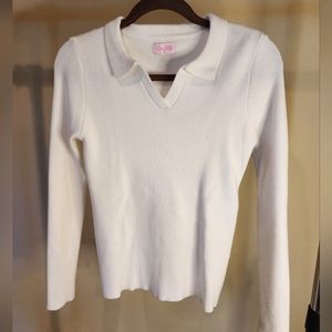 Pink Lily polo sweater